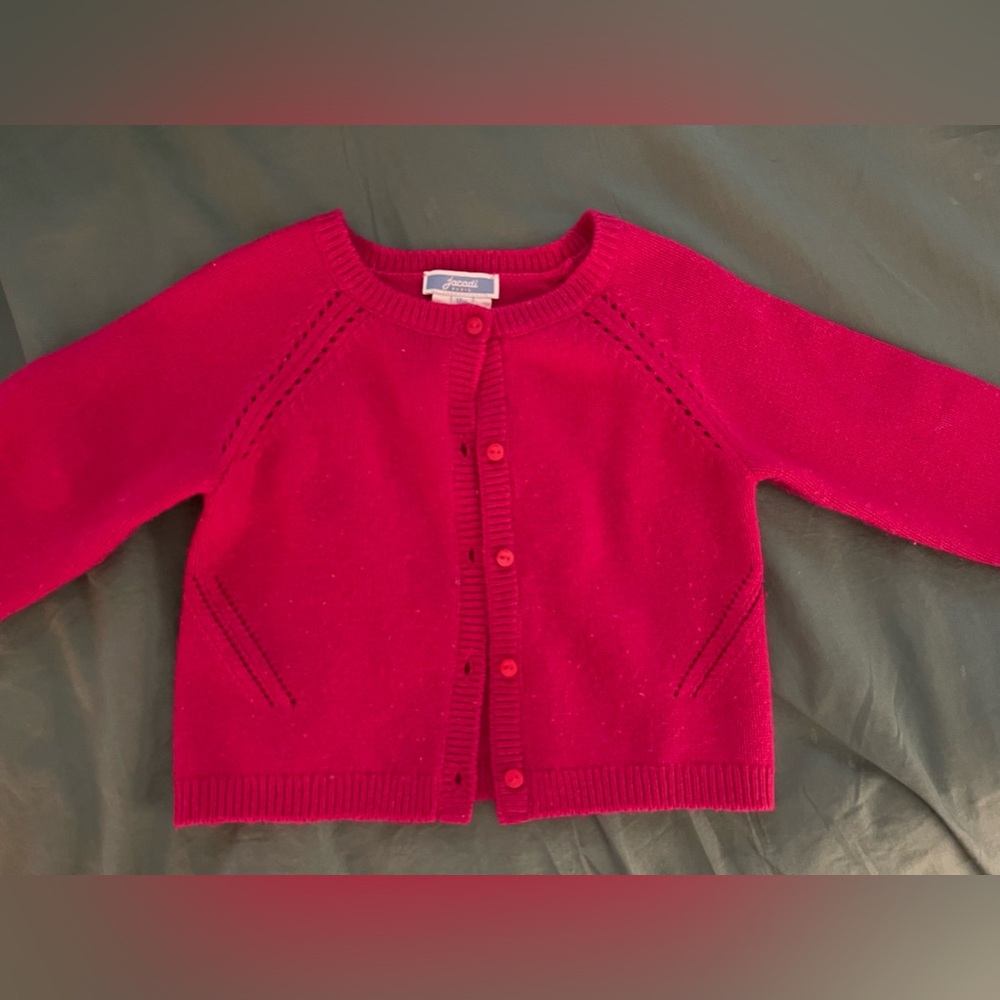 Jacadi Paris Baby girl cotton cardigan